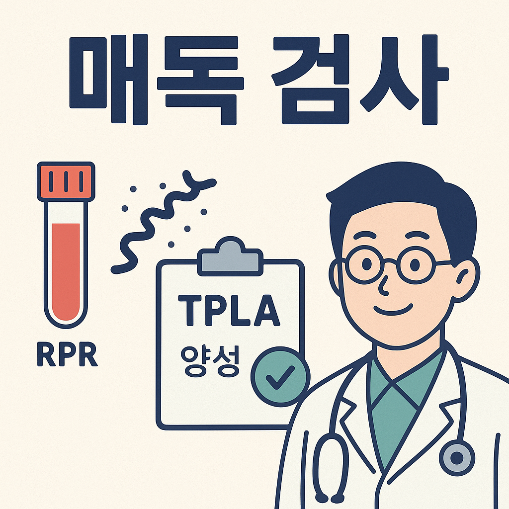 혈액검사 시리즈 ⑮ 건강검진 매독 검사 해석 ㅣ RPR,VDRL 양성이면 무조건 매독인걸까? 확진 검사 및 병원 및 치료까지