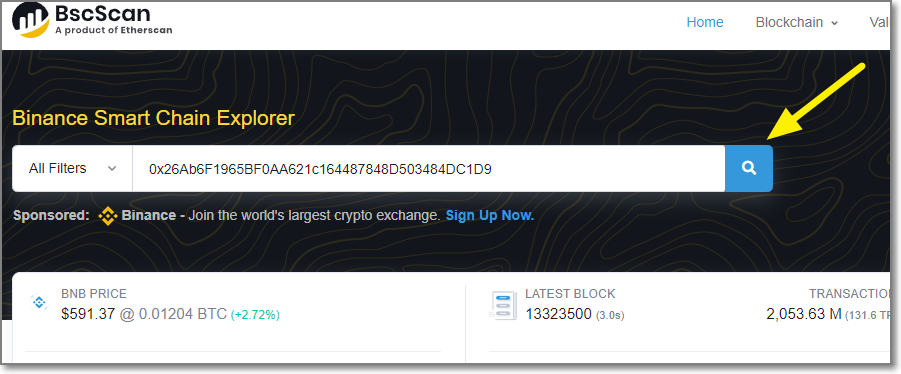 계약주소로-테스트넷에서-검색하기