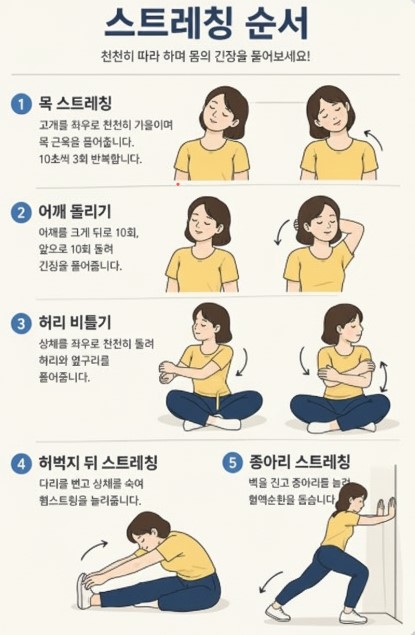 춘곤증-5분-스트레칭-루틴