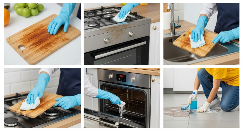 과탄산소다 활용법: 주방 청소