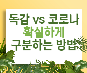 독감 vs 코로나, 헷갈리지 마세요! 확실하게 구분하는 방법