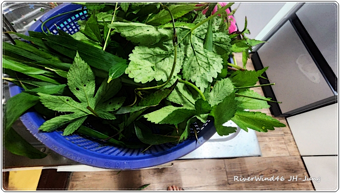 대통밥 레시피 재료준비