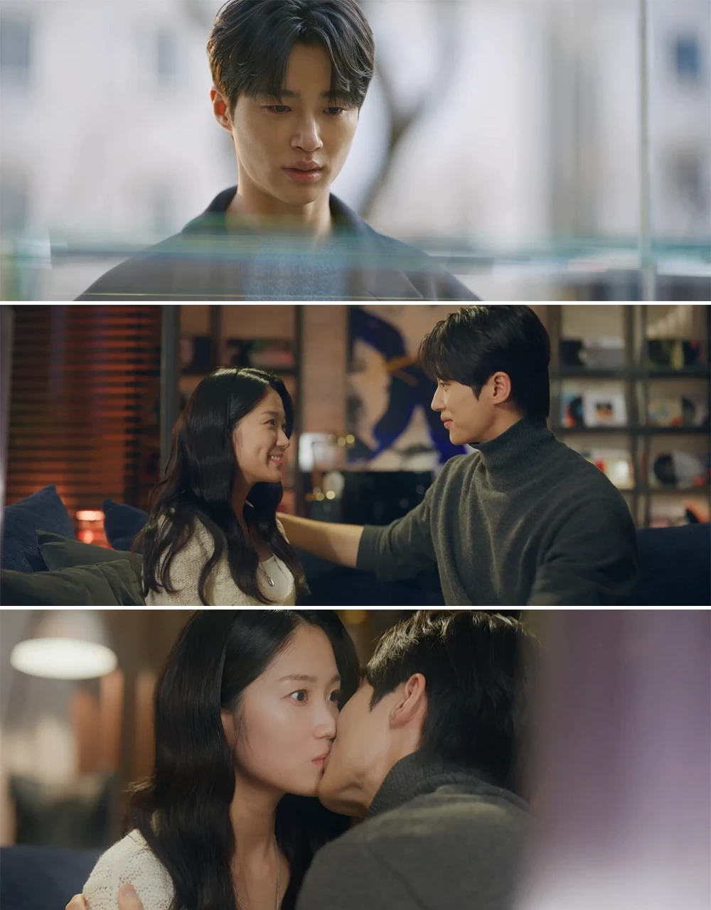 솔이에게-목걸이-채워주고-기습뽀뽀하는-선재