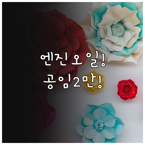 엔진오일 직접 사서 교체하면 공임비 ..