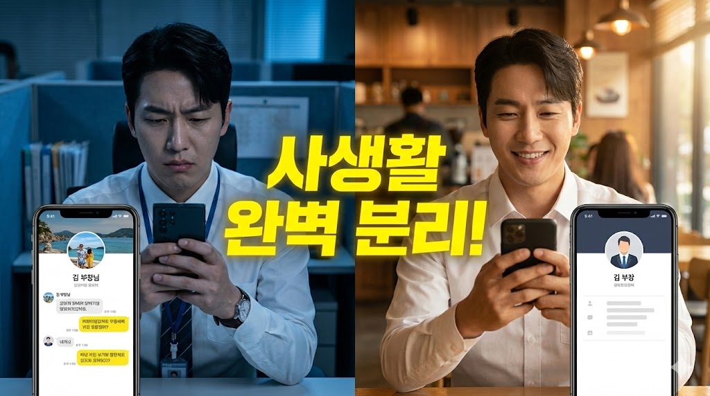 카톡 프로필 직장 상사에게 보여주기 싫다면? 멀티프로필 vs 부계정 완벽 비교 (2025년 최신)