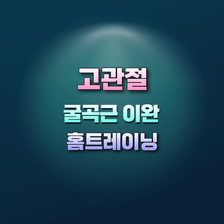 고관절굴곡근이완홈트레이닝