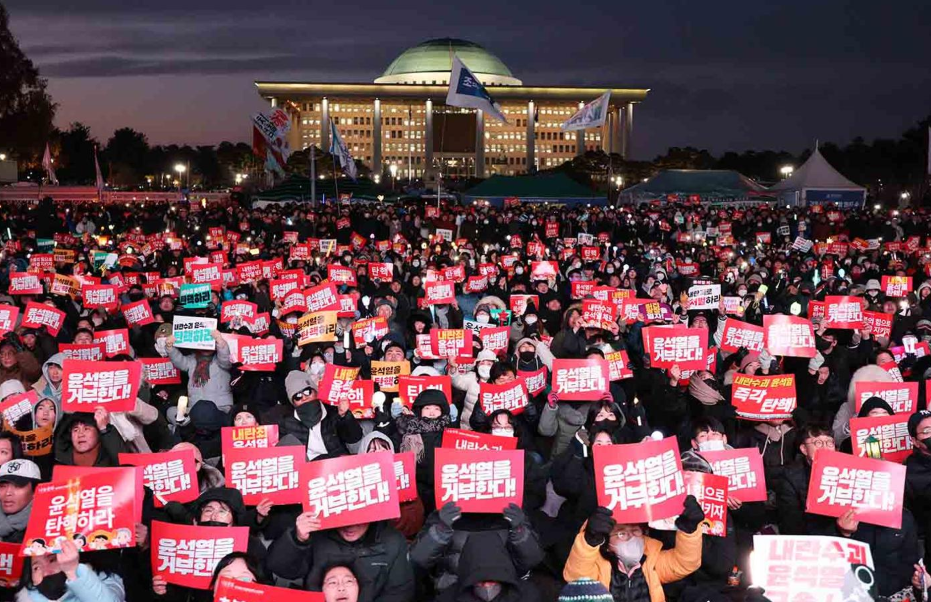 탄핵 찬성 집회