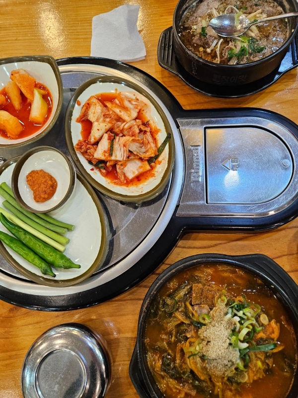 참이맛감자탕 항공샷