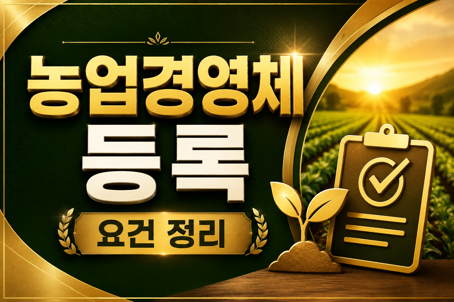 농업경영체 등록 요건 신청 조건 정리 agricultural management registration 몇평부터 가능할까 농민기본수당 농어민기회소득 지원사업 조건 골드톤 썸네일 이미지