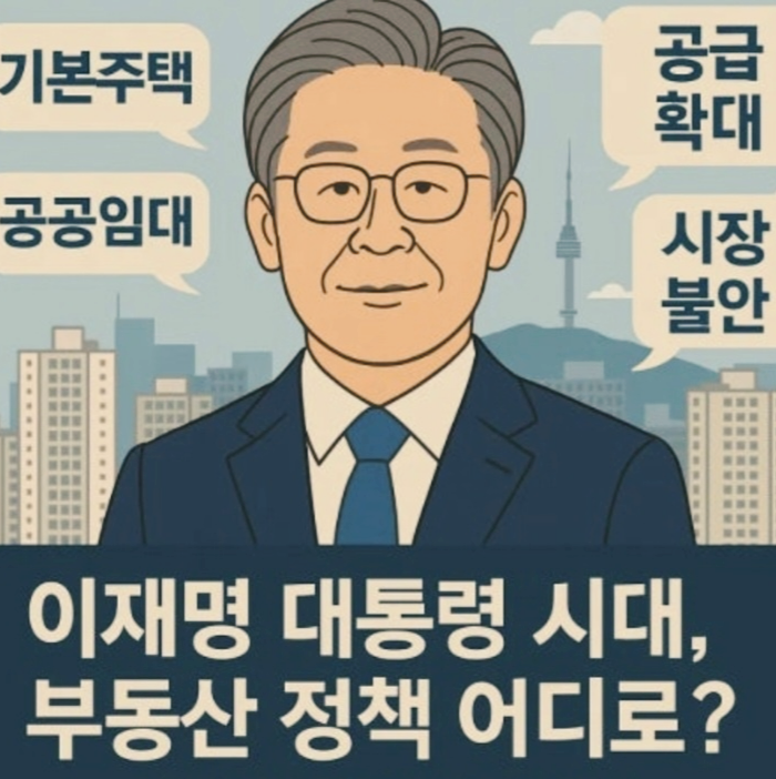 이재명 정부 &ndash; &lsquo;부동산&rsquo;정책 홍보이미지