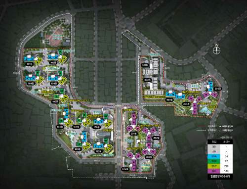 단지배치도