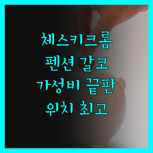 체스키크롬로프 펜션 갈코, 가성비 끝