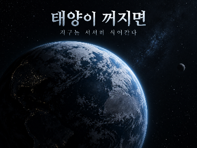 태양이 꺼지면, 지구 온도는 얼마나 빨리 떨어질까?