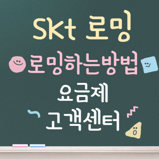 skt 로밍하는 방법