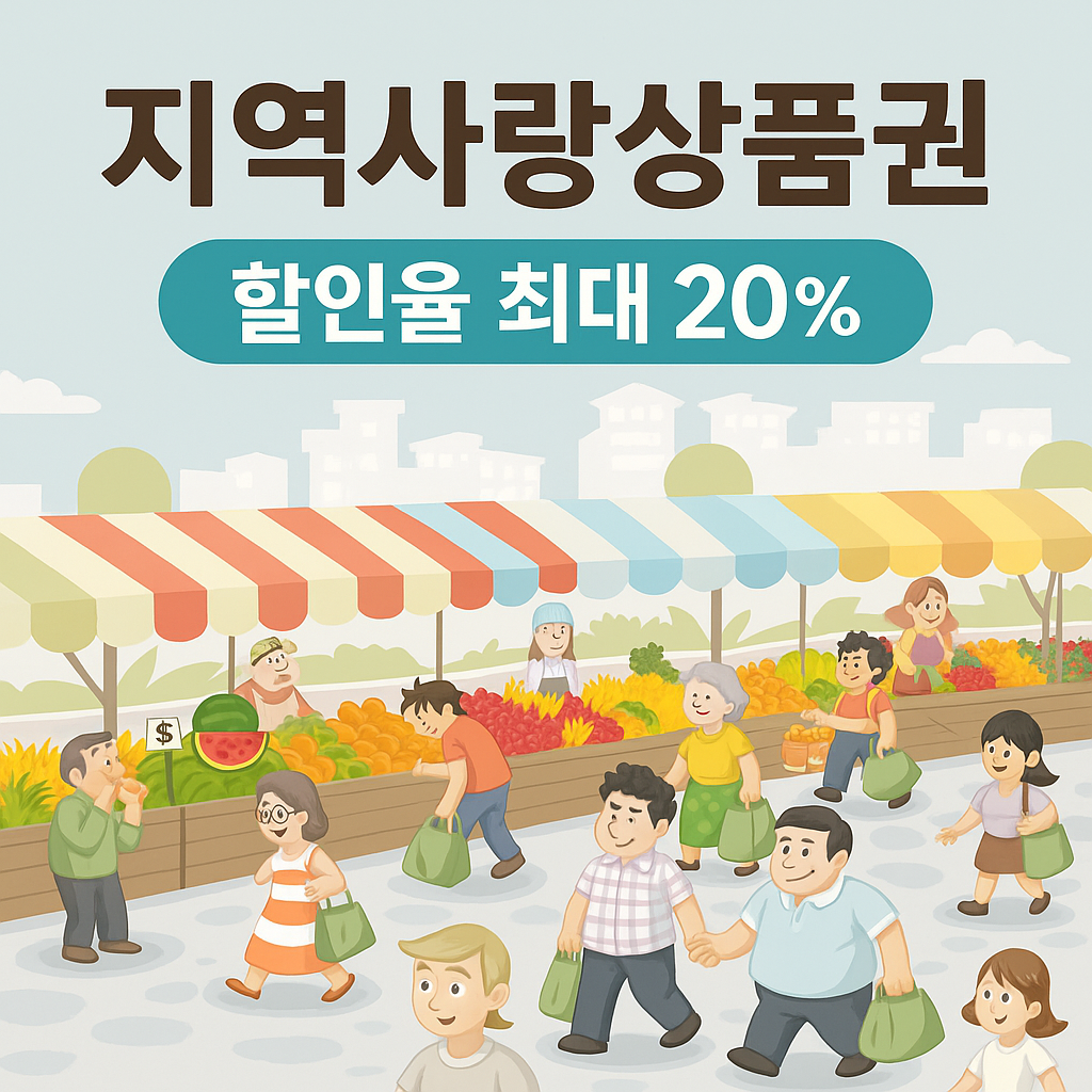 지역사랑상품권 할인율 최대 20%