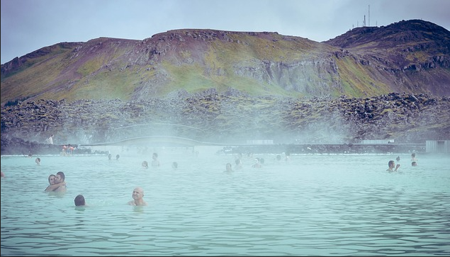 블루라군 온천 수영장