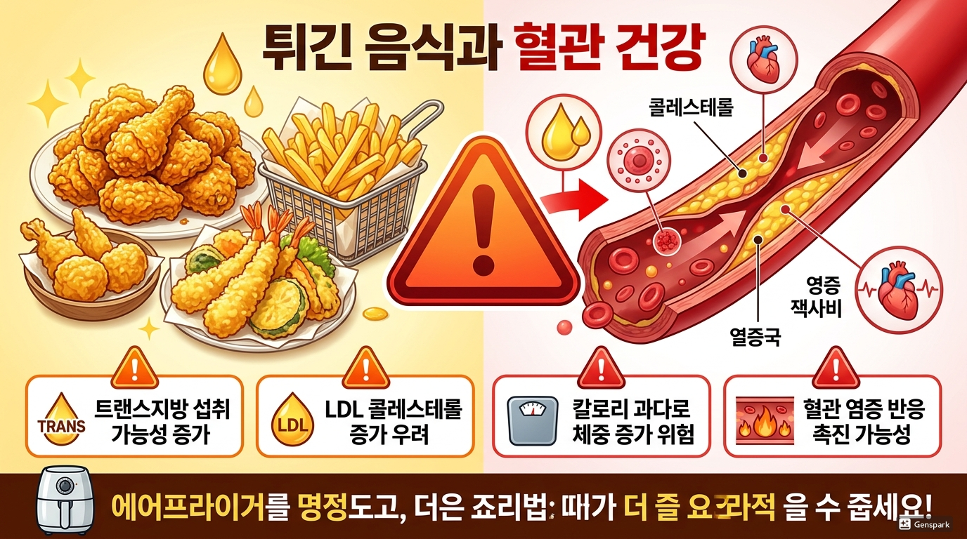튀긴 음식과 혈관 건강