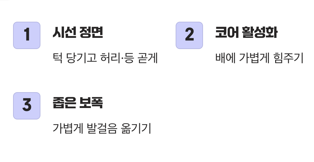 '약'이 되는 올바른 걷기 자세