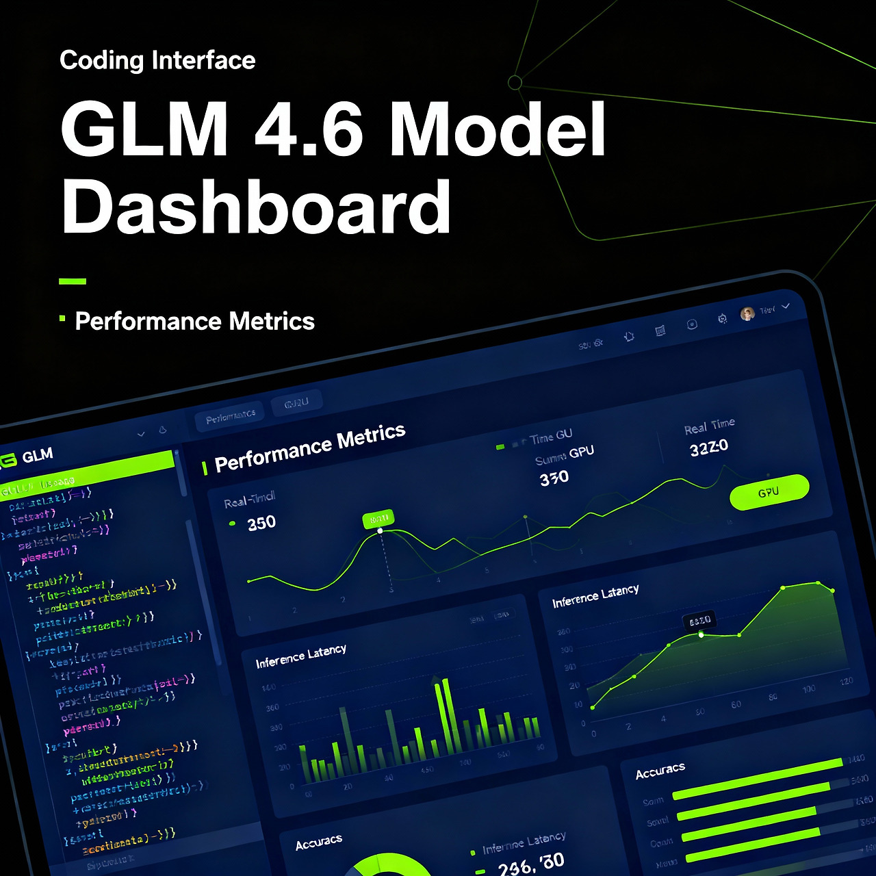 GLM 4.6 AI 모델 인터페이스와 코딩 환경