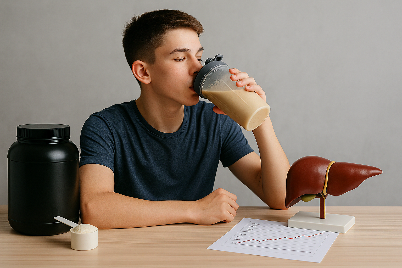 단백질파우더와간건강