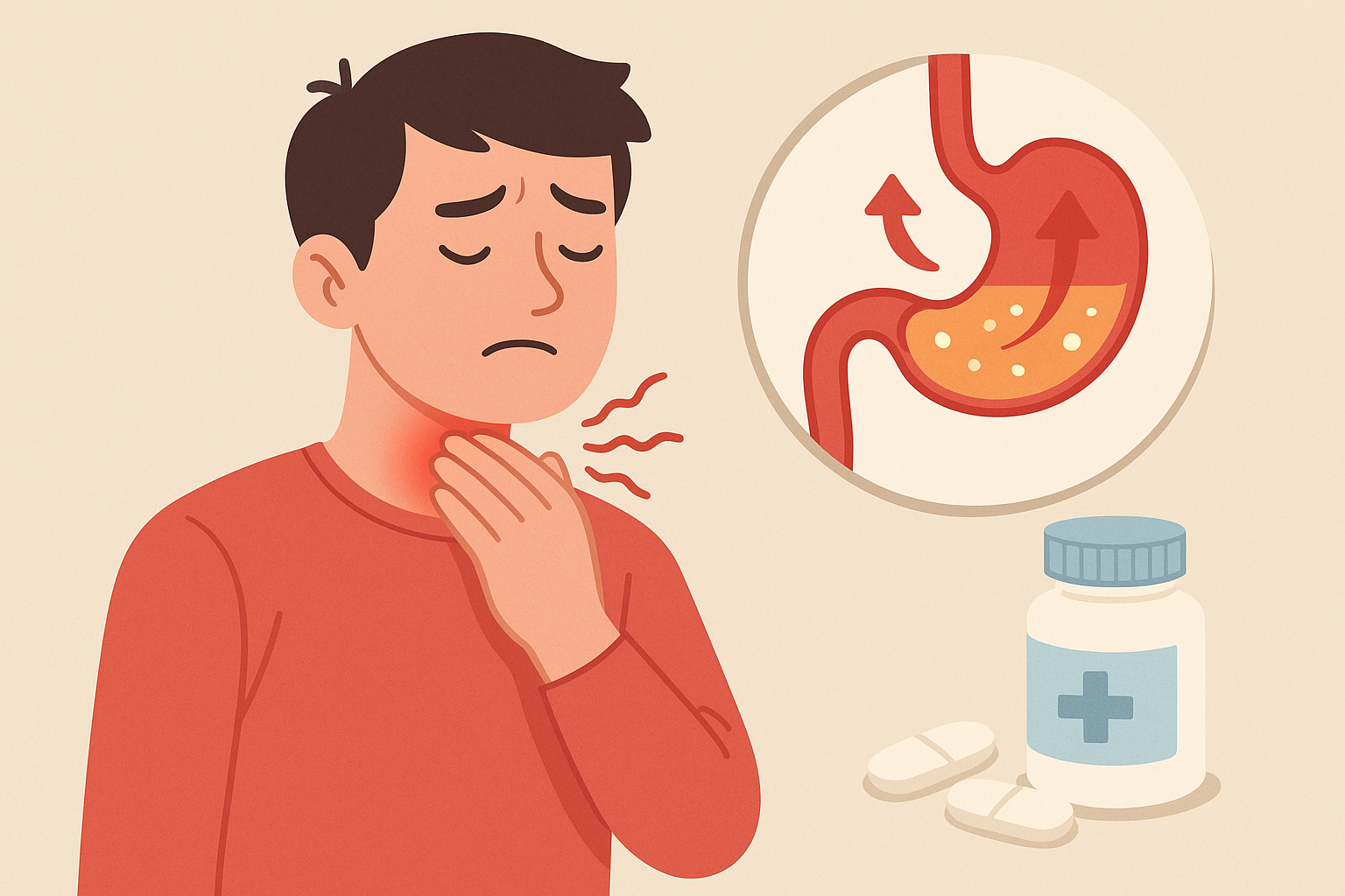 목이 답답하고 트림이 잦을 때