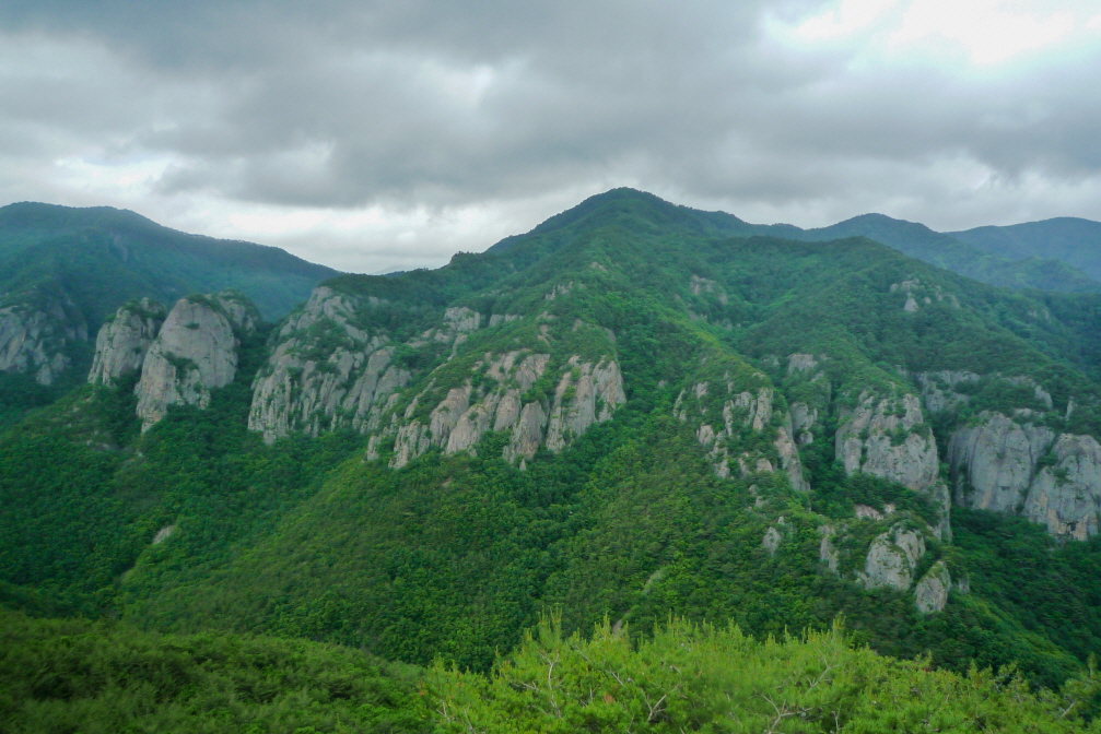 마늘로드 한국 명산 경북 청송 주왕산 등산 mountain hiking