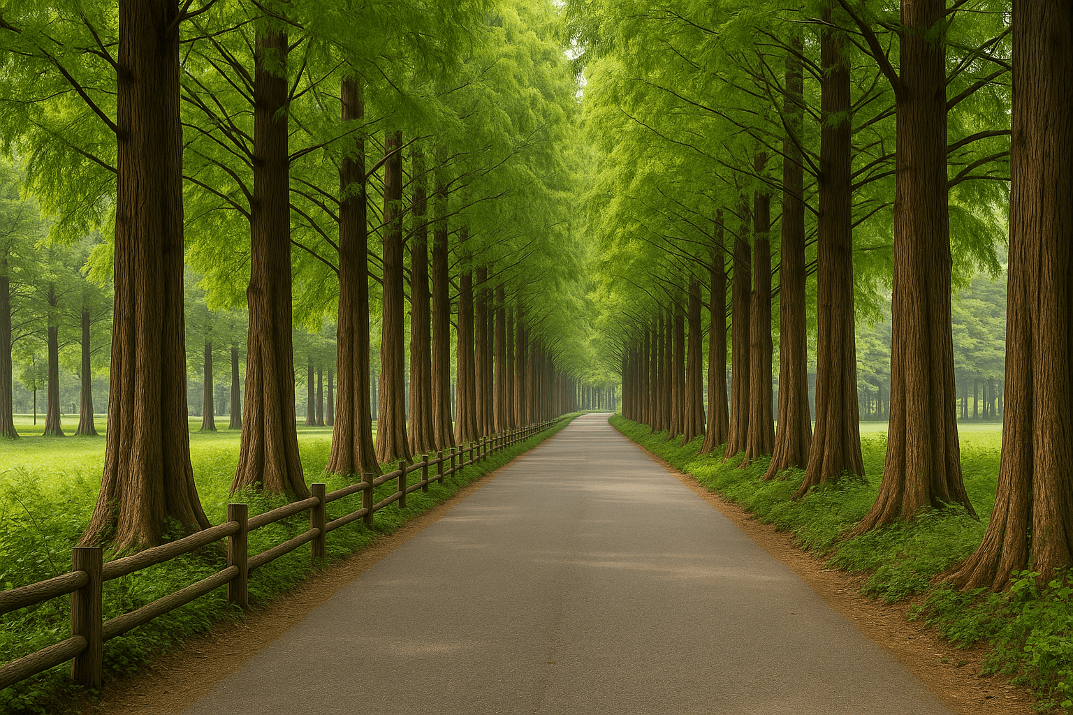 담양 메타세쿼이아길에서 만나는 자연의 낭만과 사계절 힐링 산책