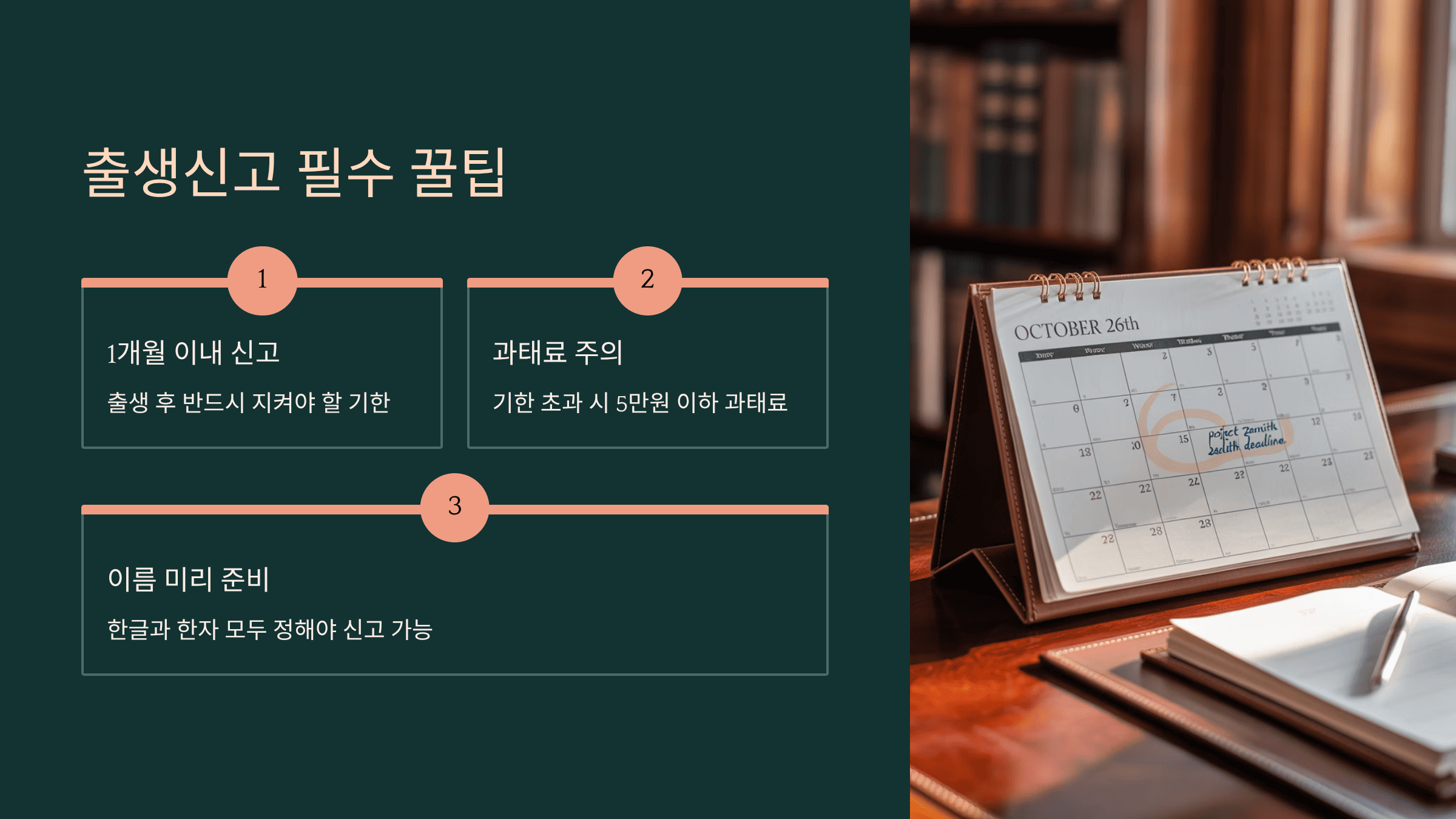 출생 신고! 필수 꿀팁
