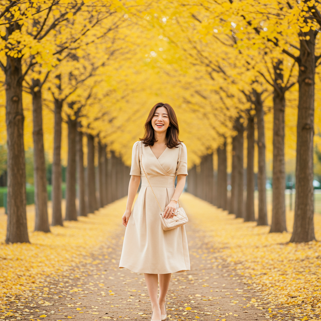 홍천 은행나무 숲