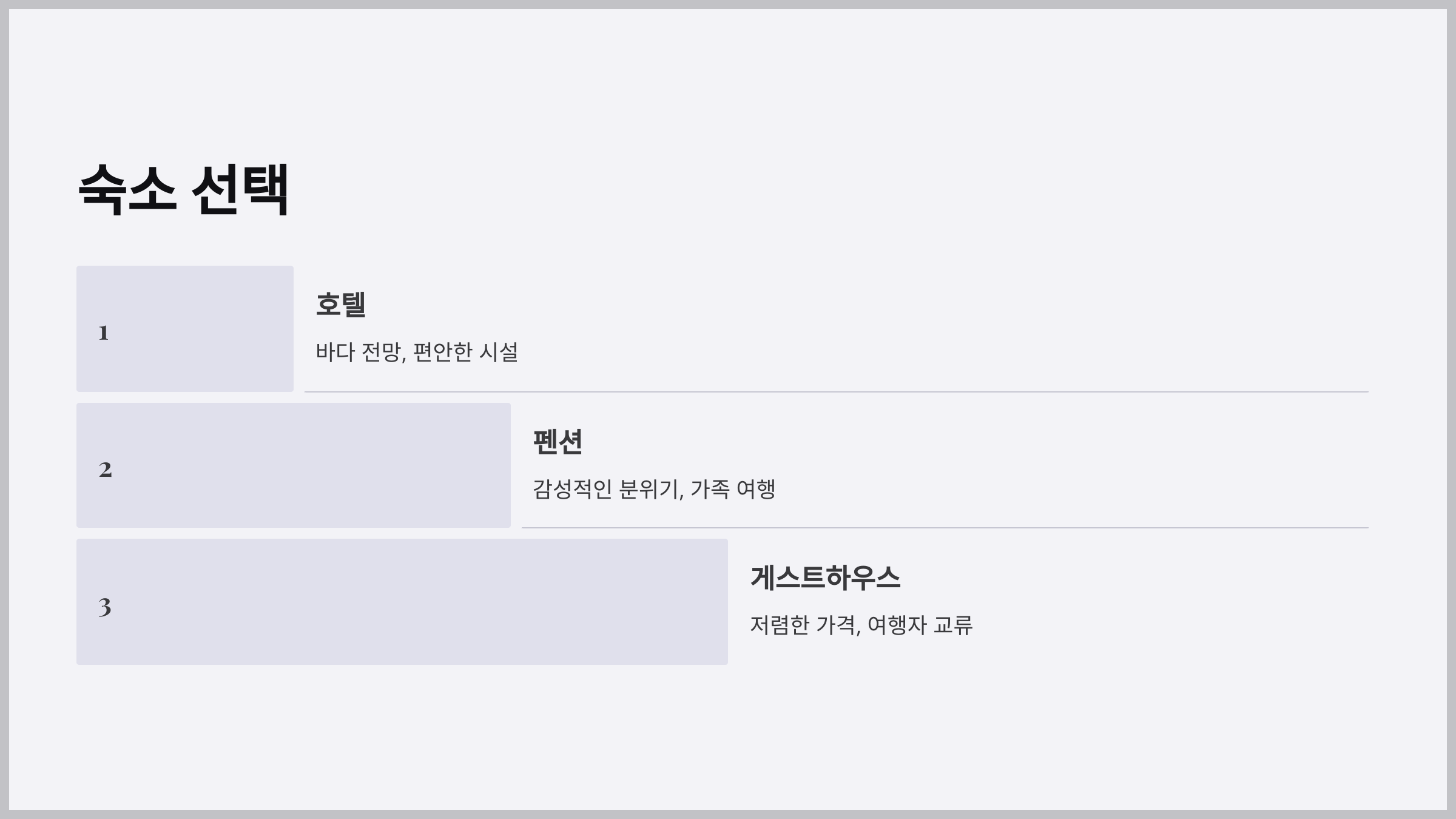 동해안 여행 가이드