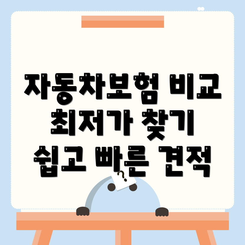 자동차보험 비교