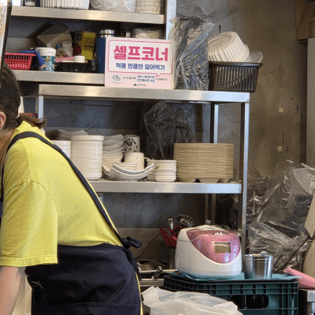 짬뽕장이 셀프코너