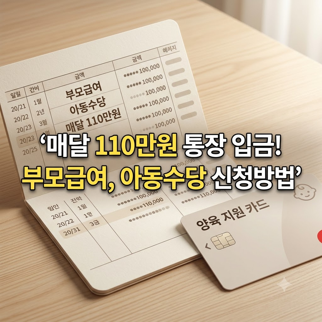 부모급여, 아동수당 신청방법