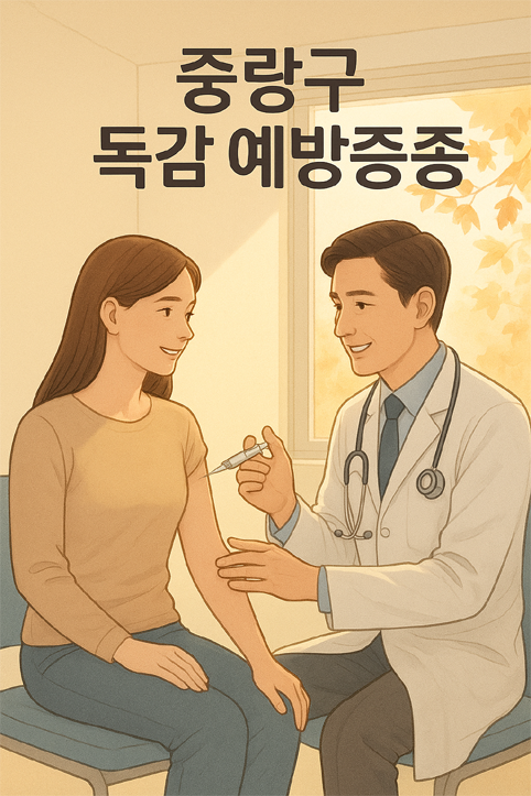 중랑구 독감 예방접종 이미지