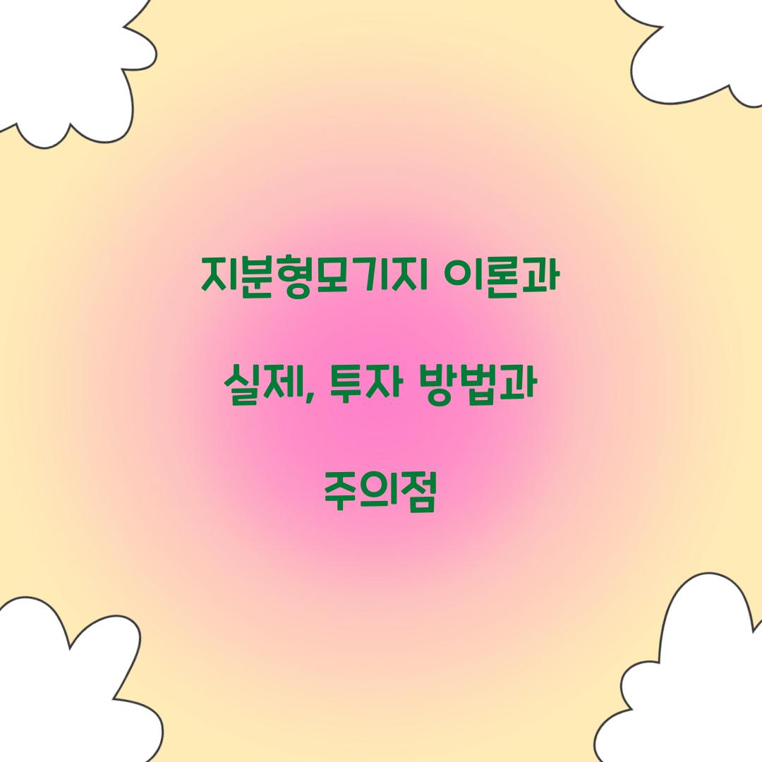 지분형모기지