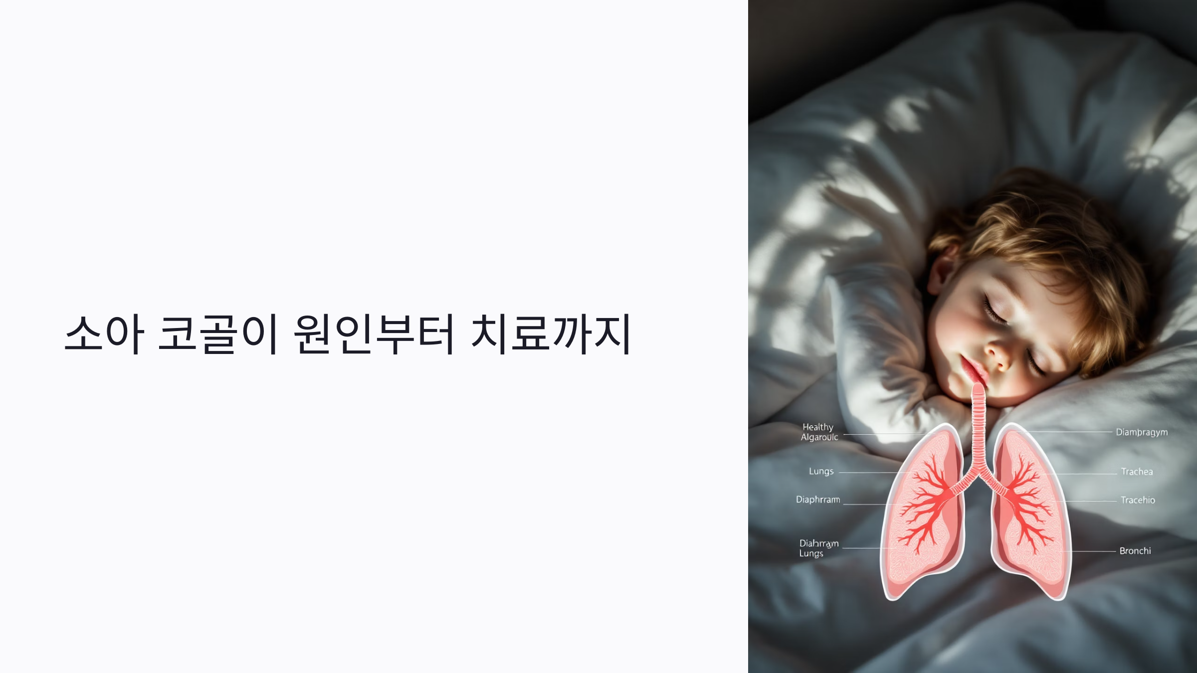 소아 코골이 원인부터 치료까지, 아이 성장 막는 수면 문제 해결법