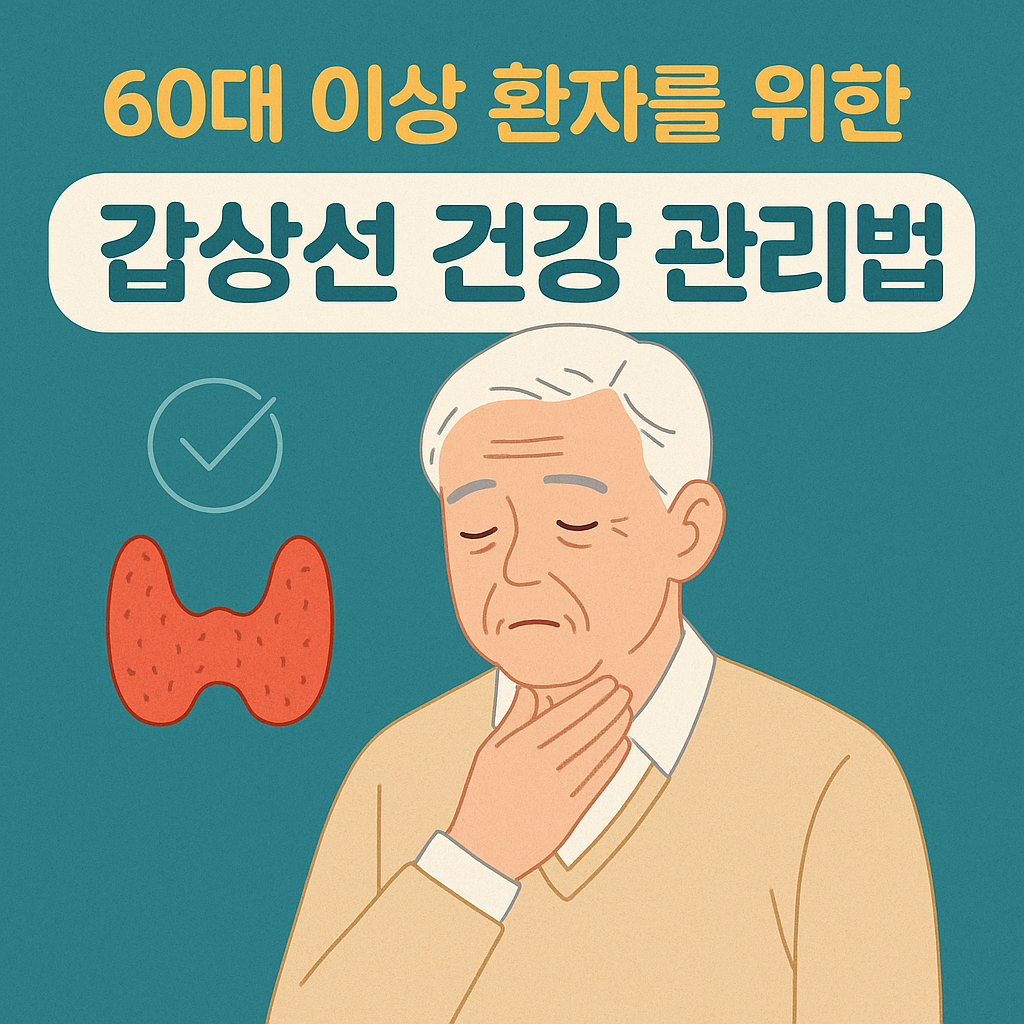 60대 이상 환자를 위한 갑상선 건강 관리법
