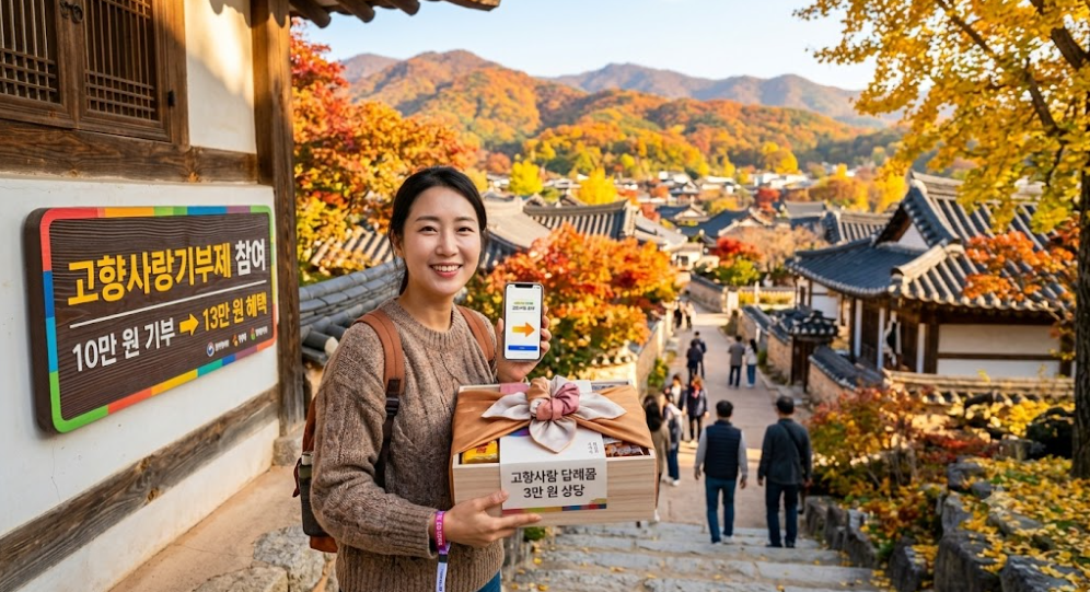 가을 여행 가기 전 '10만 원' 내고 '13만 원' 챙기는 법? 2026 고향사랑기부제 총정리