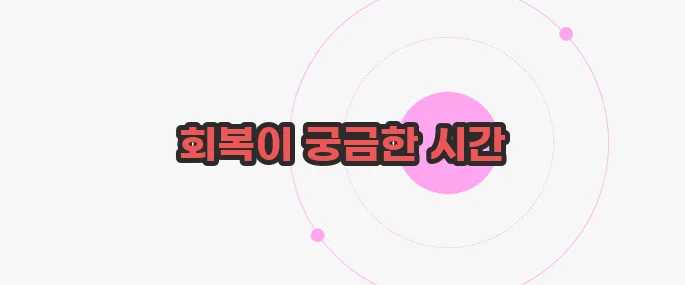 자궁근종 수술 후 회복기간 한 번 정리해볼까요