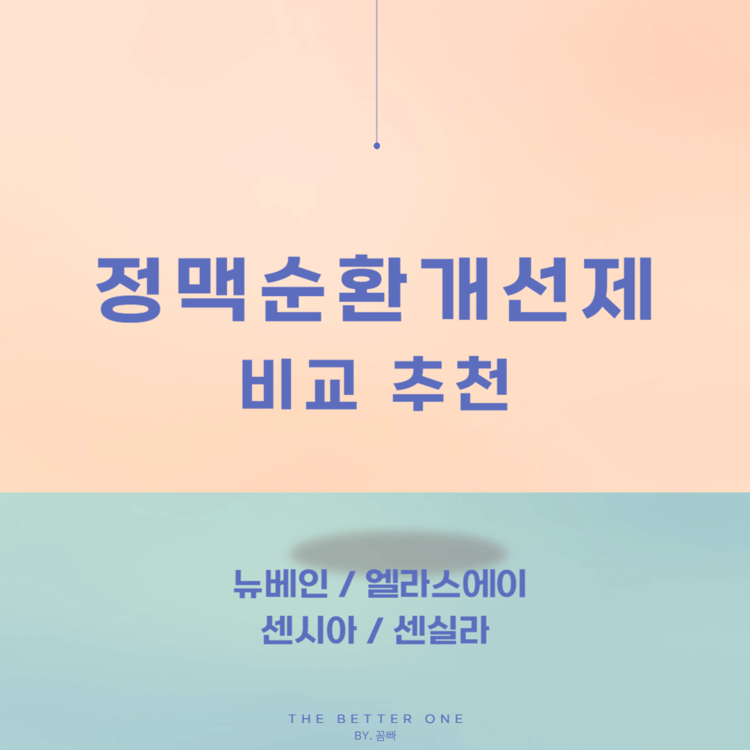 정맥순환개선제비교추천