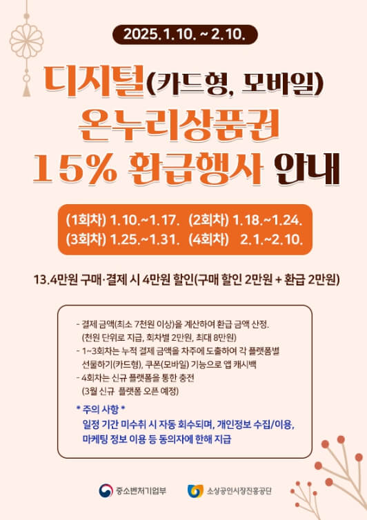 온누리상품권 구매, 사용방법 알아보기