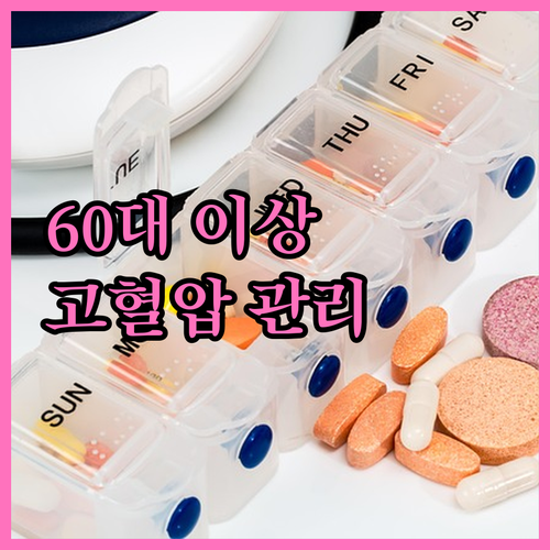 60대 이상 고혈압 환자를 위한 맞춤..