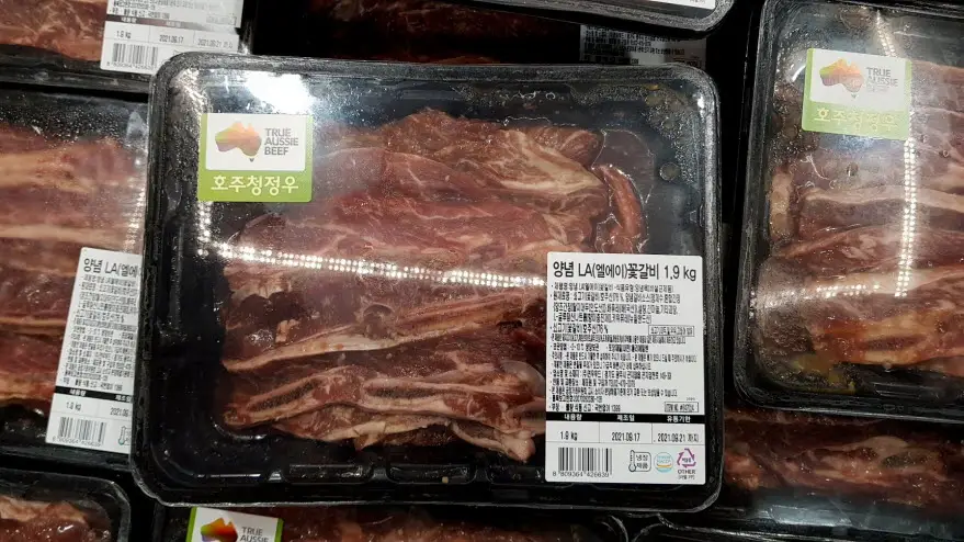 코스트코 양념 LA 꽃갈비 1.9kg
■단가 2,610원 / 100g
■가격 49,490원
■호주산