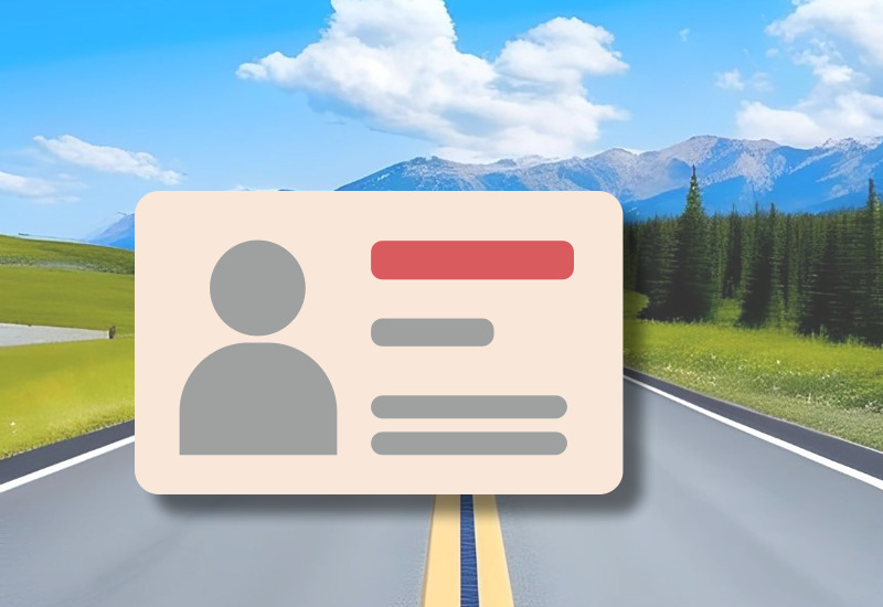 도로배경-면허증-그림