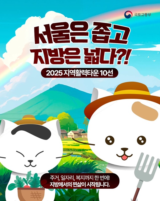 2025 지역활력타운 10선 포스터