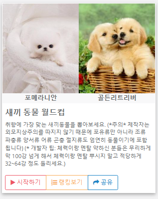 이상형월드컵 게임 무료 사이트