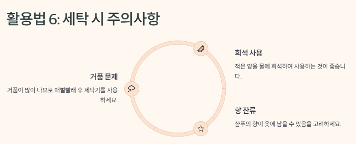 유통기한 지난 샴푸 활용법: 청소,세탁,세정제