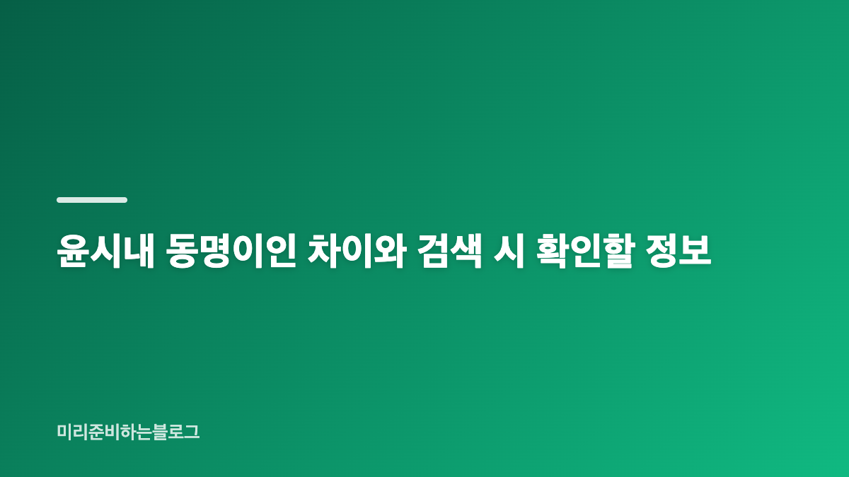 윤시내 나이 2026년 기준과 가수 활동 이력