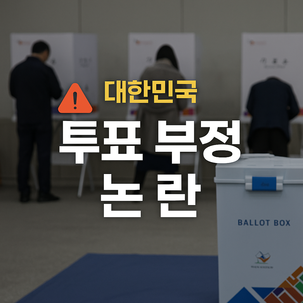 📌 대한민국 투표 부정 논란