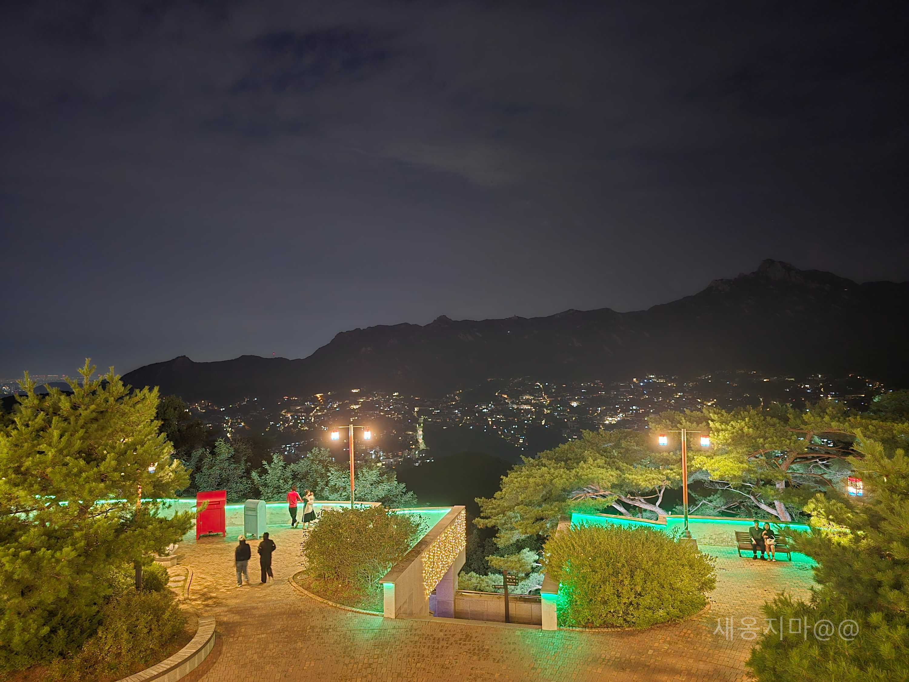 북악스카이웨이-팔각정-밤산책-서울여행